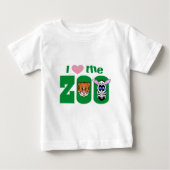 I Liebe des ZOO Baby T-shirt (Vorderseite)