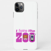 I Liebe des Zoo iPhone Case Hülle (Rückseite)