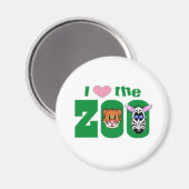 I Liebe des ZOO Magnet (Vorderseite/Rückseite)