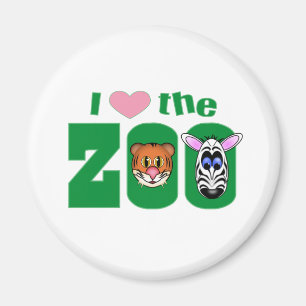 I Liebe des ZOO Magnet