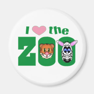 I Liebe des ZOO Magnet