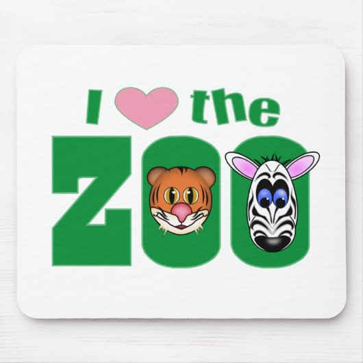 I Liebe des ZOO Mousepad (Vorne)