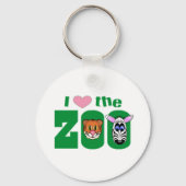 I Liebe des ZOO Schlüsselanhänger (Vorderseite)
