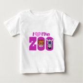 I Liebe des Zoos Baby T-shirt (Vorderseite)