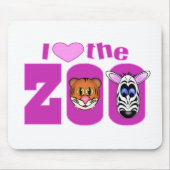 I Liebe des Zoos Mousepad (Vorne)