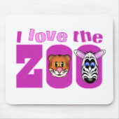 I Liebe des Zoos Mousepad (Vorne)