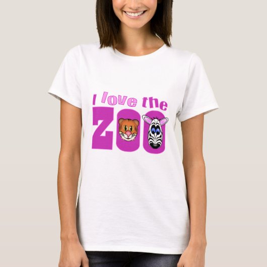 I Liebe des Zoos T-Shirt (Vorderseite)