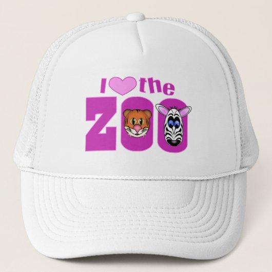 I Liebe des Zoos Truckerkappe (Vorderseite)