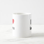 I Liebe Deutsch Kaffeetasse (Mittel)