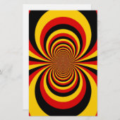 I Liebe Deutsche Druckgrafik Briefpapier (Vorne/Hinten)