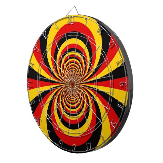 I Liebe Deutsche Druckgrafik Dartscheibe (Vorderseite rechts)