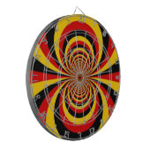 I Liebe Deutsche Druckgrafik Dartscheibe (Vorderseite Links)