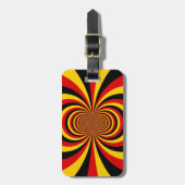 I Liebe Deutsche Druckgrafik Gepäckanhänger (Vorderseite vertikal)