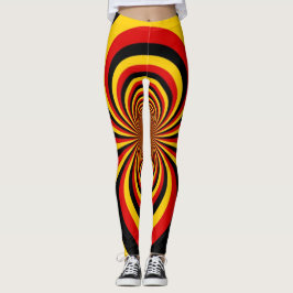 I Liebe Deutsche Druckgrafik Leggings