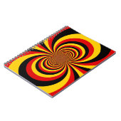 I Liebe Deutsche Druckgrafik Notizblock (Linke Seite)