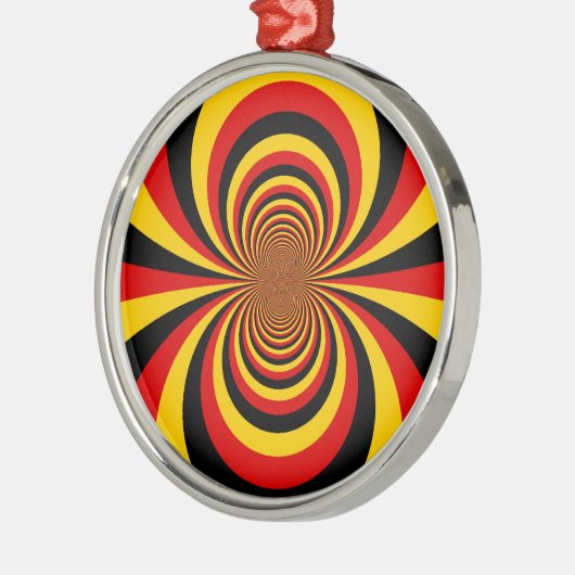 I Liebe Deutsche Druckgrafik Ornament Aus Metall (Links)