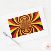 I Liebe Deutsche Druckgrafik Rechteckiger Aufkleber (Umschlag)