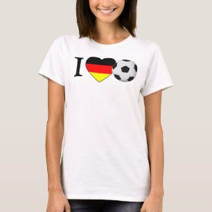 I Liebe-deutscher Fußball (Fussball Deutschland) T-Shirt