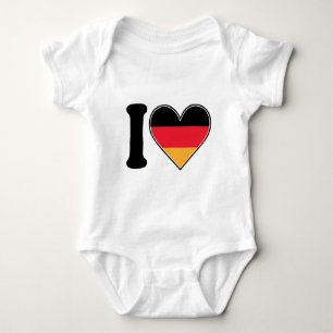 I Liebe Deutschland Baby Strampler