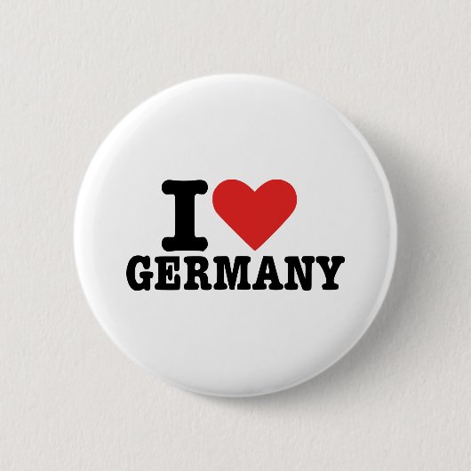 I Liebe Deutschland Button (Vorderseite)
