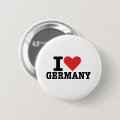 I Liebe Deutschland Button (Vorne & Hinten)