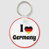 I Liebe Deutschland & Deutschland Herz - Reisen /  Schlüsselanhänger (Vorderseite)