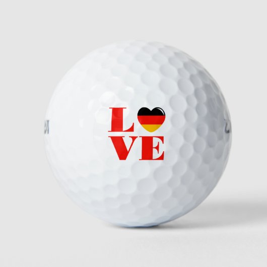I Liebe Deutschland Golfball (Vorderseite)