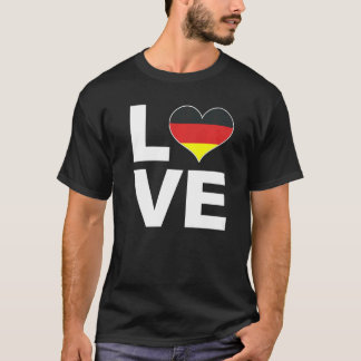 I Liebe Deutschland Herzenflagge Deutschland T-Shirt
