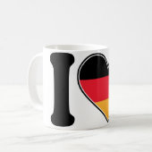 I Liebe Deutschland Kaffeetasse (Vorderseite Links)