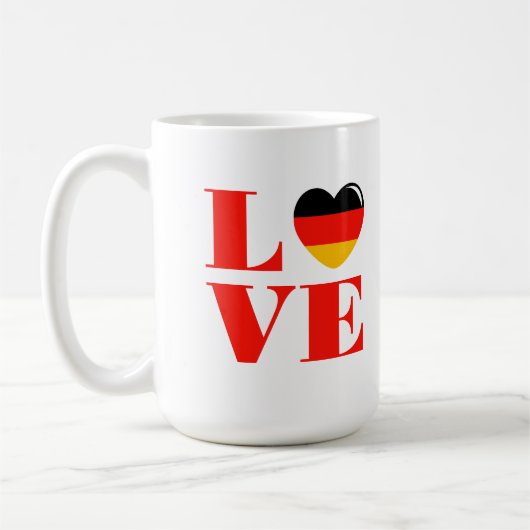 I Liebe Deutschland Kaffeetasse (Links)