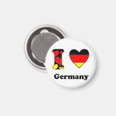 I Liebe Deutschland Magnet (Vorderseite/Rückseite)
