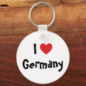 I Liebe Deutschland Schlüsselanhänger (Vorderseite)