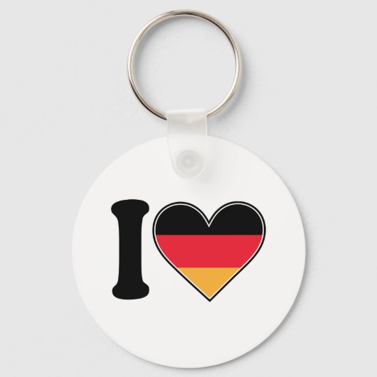 I Liebe Deutschland Schlüsselanhänger (Vorderseite)