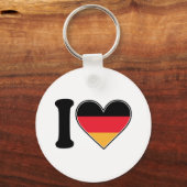 I Liebe Deutschland Schlüsselanhänger (Vorderseite)