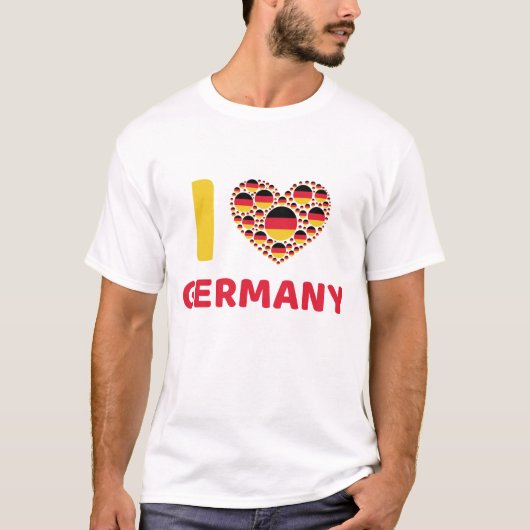 I LIEBE DEUTSCHLAND T-Shirt (Vorderseite)