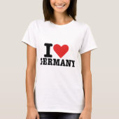 I Liebe Deutschland T-Shirt (Vorderseite)