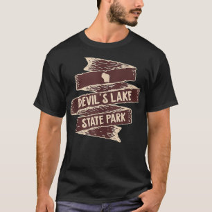 I Liebe Devils Staat Park Wisconsin WI Wandern T-Shirt