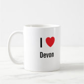 I Liebe Devon Kaffeetasse (Links)