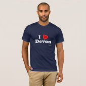 I Liebe Devon T-Shirt (Vorne ganz)
