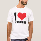 I Liebe Devonport T-Shirt (Vorderseite)