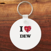 I Liebe Dew Schlüsselanhänger (Vorderseite)