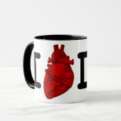 I Liebe DF Tasse (Vorderseite Links)