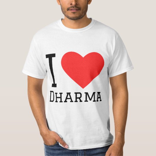 I Liebe Dharma T-Shirt (Vorderseite)