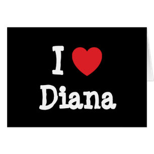 I Liebe Diana Herzstück T - Shirt