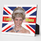 'I Liebe Diana' HRH Princess Diana Fotoplatte (Seite)