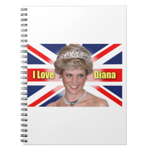 'I Liebe Diana' HRH Princess Diana Notizblock