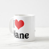 I Liebe Diane Kaffeetasse (Vorderseite Links)