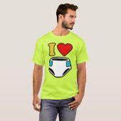 I LIEBE DIAPERS T - SHIRT (Vorne ganz)