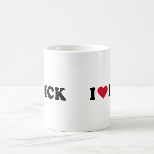 I LIEBE DICK KAFFEETASSE (Mittel)