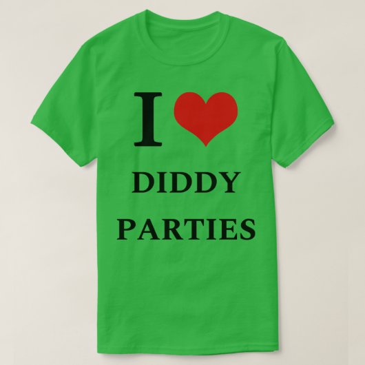 I Liebe Diddy T-Shirt (Design vorne)